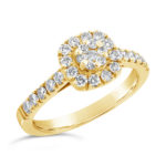 haloring-leah-guld